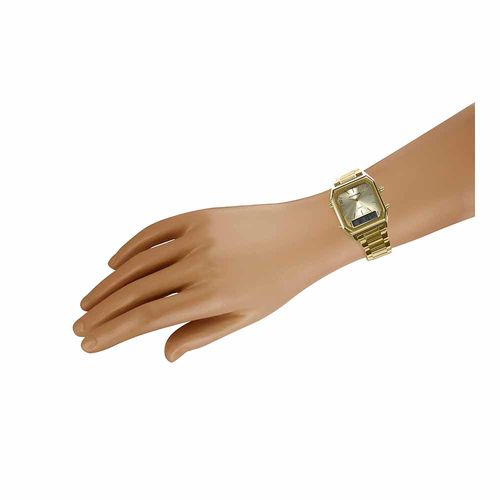 Relógio Feminino Quadrado Anadigi Dourado