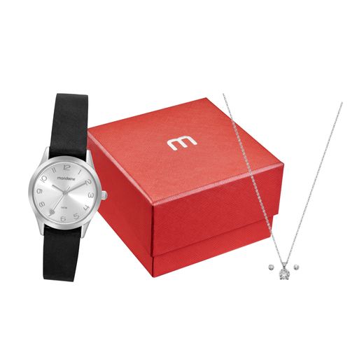 Kit Relógio Feminino Com Semijoias Ponto de Luz