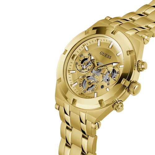 Relógio Guess Masculino Multifunção Dourado