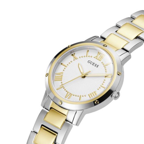 Relógio Guess Feminino Clássico Prata e Dourado