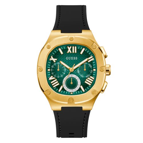Relógio Guess Masculino Quadrado Multifunção Dourado