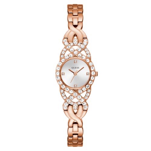 Relógio Guess Feminino Bracelete Cristais Rosé