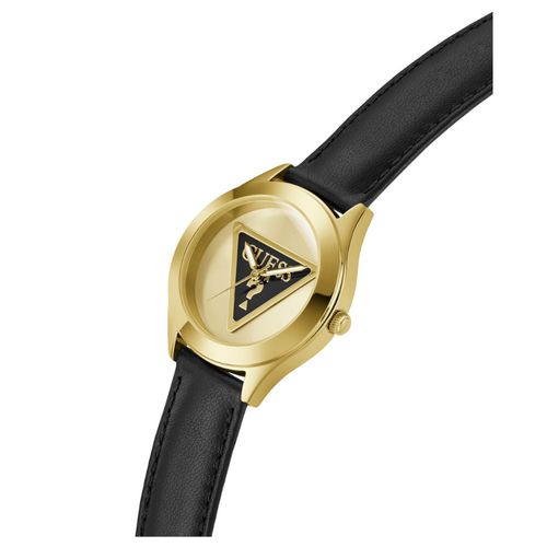 Relógio Guess Feminino Couro Dourado