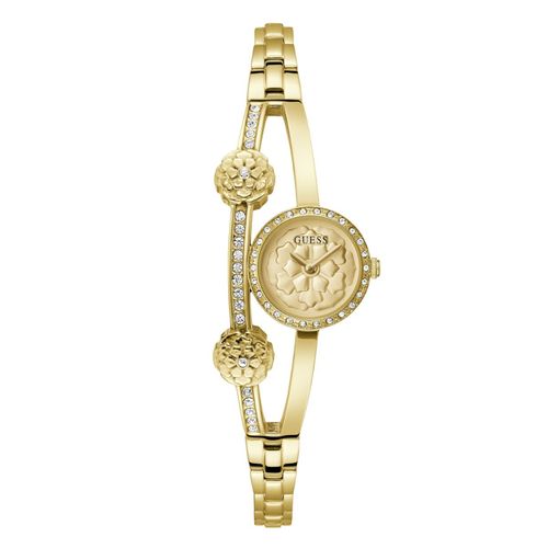 Relógio Guess Feminino Bracelete Peônia Dourado