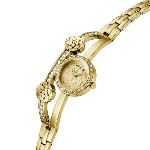 Relógio Guess Feminino Bracelete Peônia Dourado