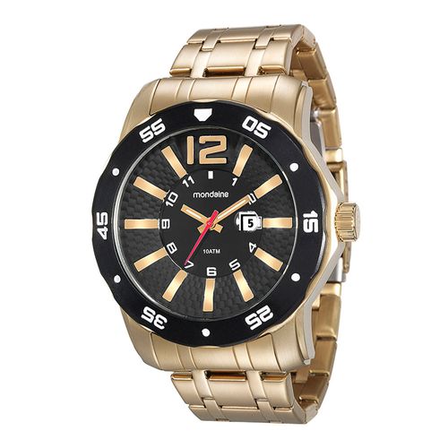 Relógio Aço Casual Dourado