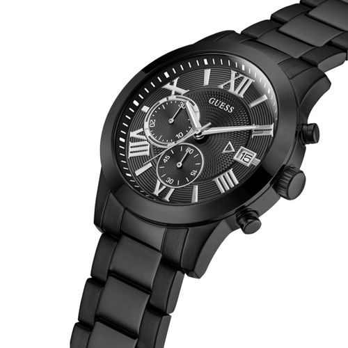Relógio Guess Masculino Cronógrafo Aço Preto