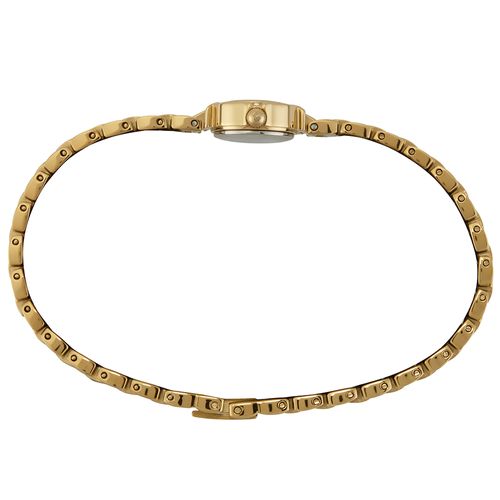 Relógio Feminino Aço Cristais Dourado