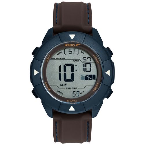 Relógio Speedo Digital Silicone Marrom