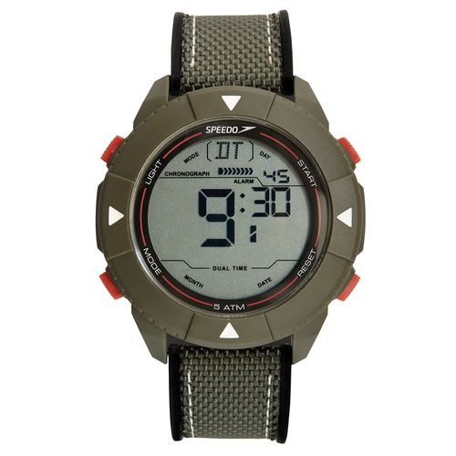 Relógio Speedo Digital Silicone Cinza