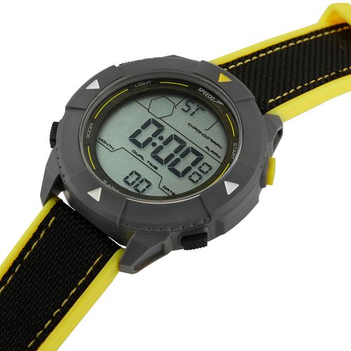 Relógio Speedo Digital Silicone Amarelo e Preto