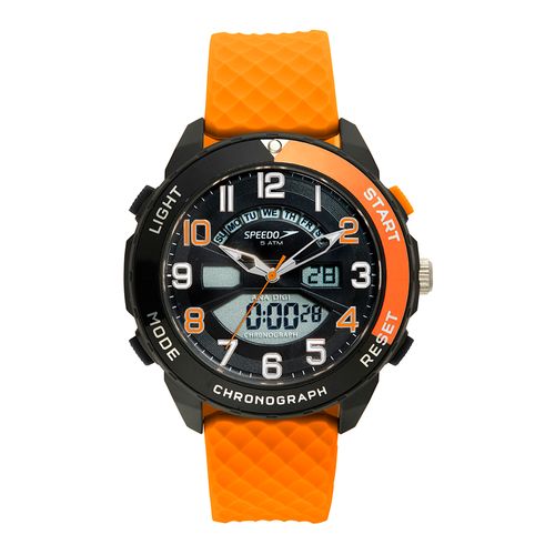 Relógio Speedo Anadigi Silicone Amarelo e Preto