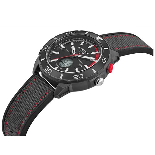 Relógio Speedo Anadigi Nylon e Silicone Preto