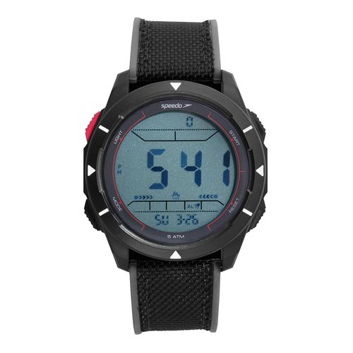 Relógio Speedo Digital Contador de Passos Preto