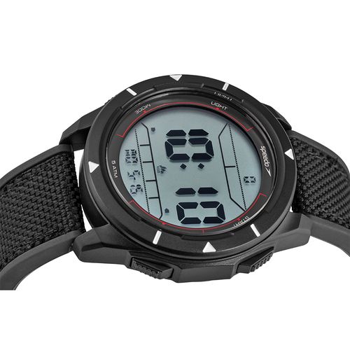 Relógio Speedo Digital Contador de Passos Preto