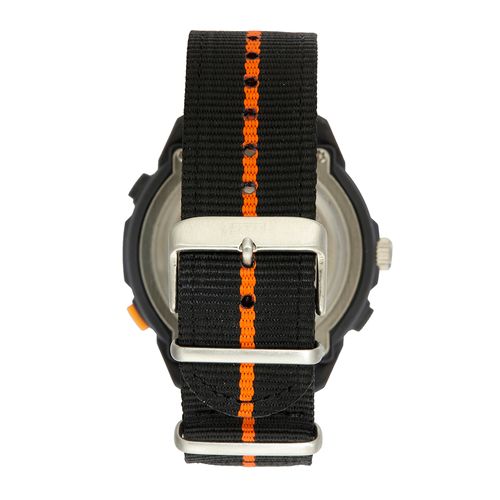 Relógio Speedo Anadigi Esportivo Nylon Laranja e Preto