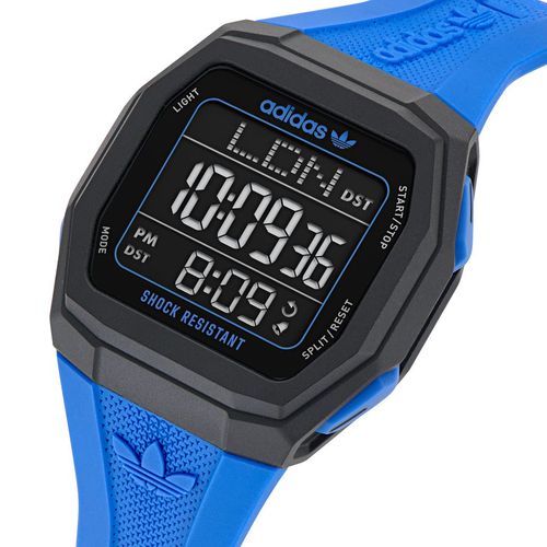 Relógio Adidas Tech One GMT Resina Preto e Azul