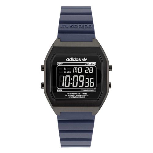 Relógio Adidas Digital Quadrado Vintage Cinza
