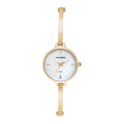 Relógio Feminino Bracelete Madrepérola Dourado