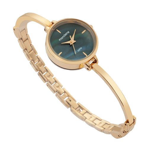 Relógio Feminino Bracelete Madrepérola Dourado