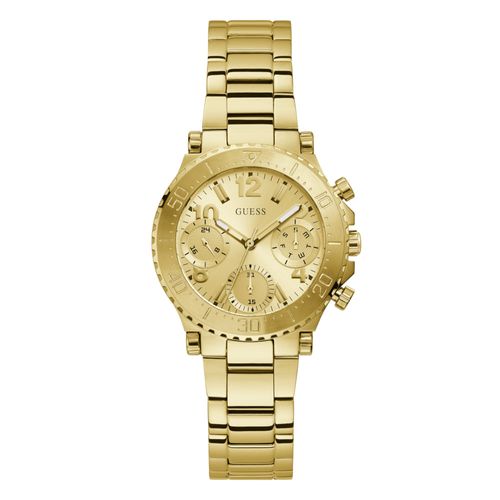 Relógio Guess Feminino Multifunção Dourado GW0465L1