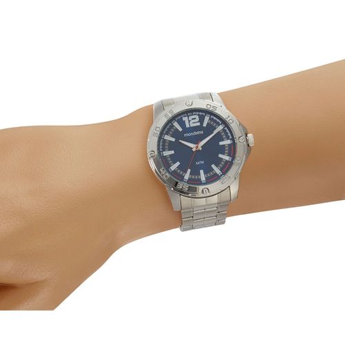Relógio Masculino Casual Robusto Prata