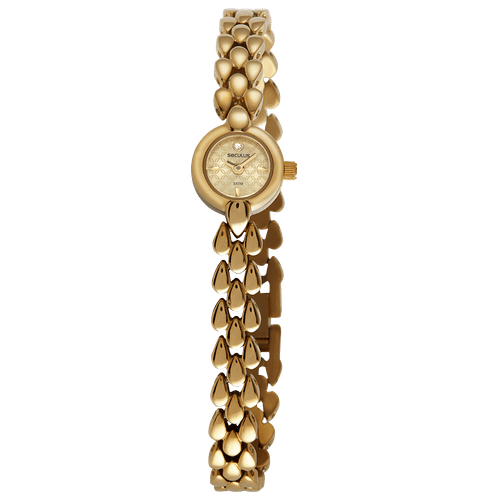 Relógio Feminino Clássico Aço Dourado