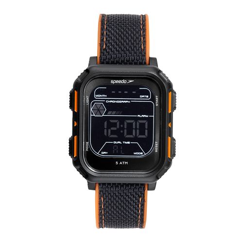 Relógio Masculino Speedo Anadigi Preto Quadrado