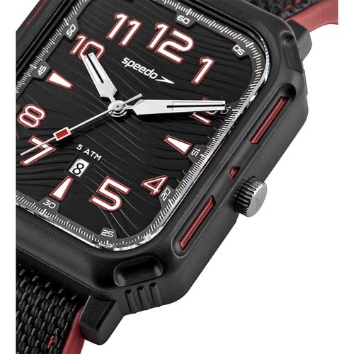 Relógio Masculino Speedo Preto Quadrado