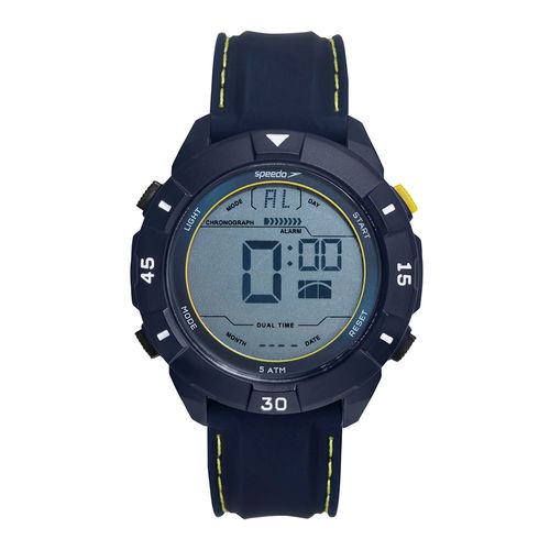 Relógio Masculino Speedo Anadigi Azul Pulseira Silicone