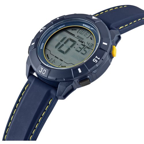 Relógio Masculino Speedo Anadigi Azul Pulseira Silicone