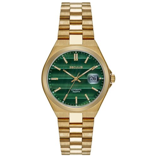 Relógio Masculino Seculus Automático Visor Verde