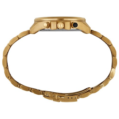 Relógio Masculino Seculus Aço Dourado Cronógrafo