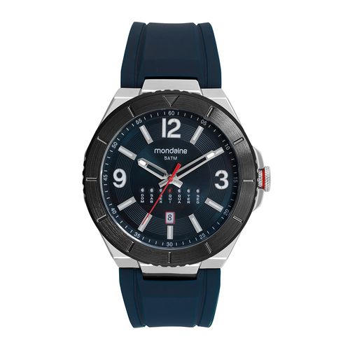 Relogio Masculino Mondaine Pulseira Silicone Calendário
