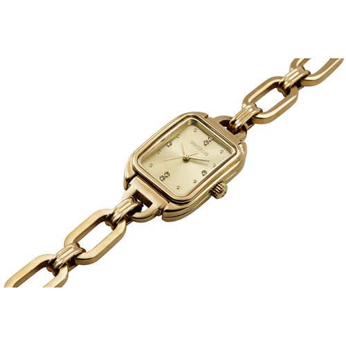 Relógio Feminino Seculus Dourado Pulseira em Corrente