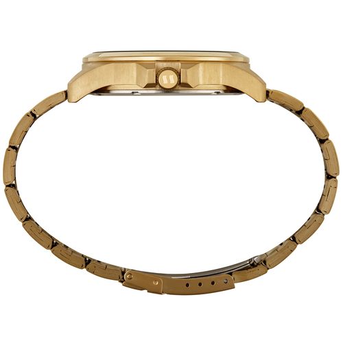 Relógio Masculino Analógico Todo em Aço Dourado