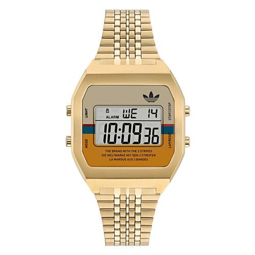 Relógio Adidas Unissex Digital Dourado AOST23555