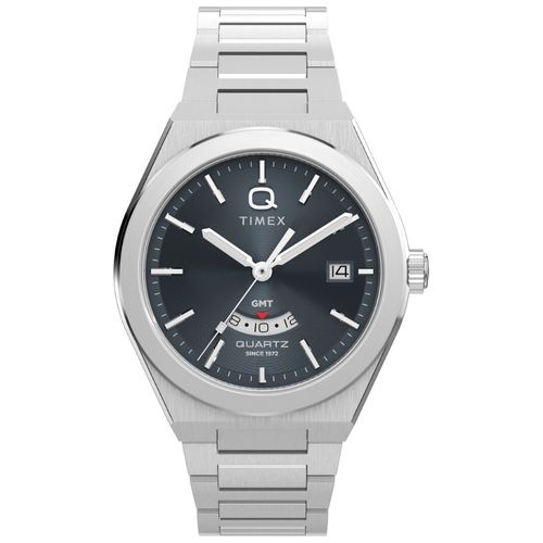 Relógio Q Timex® Continental GMT Aço Prata
