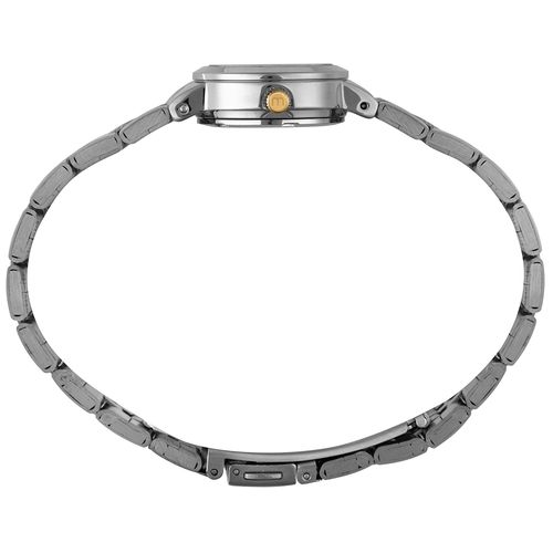 Relógio Feminino Clássico Bicolor Estojo Mini Bolsa