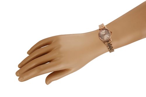 Kit Relógio Feminino Mondaine Aço Analogico com Colar