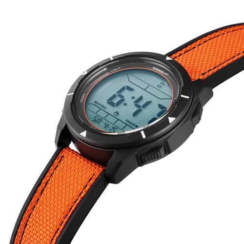 Relógio Masculino Speedo Pedômetro Laranja