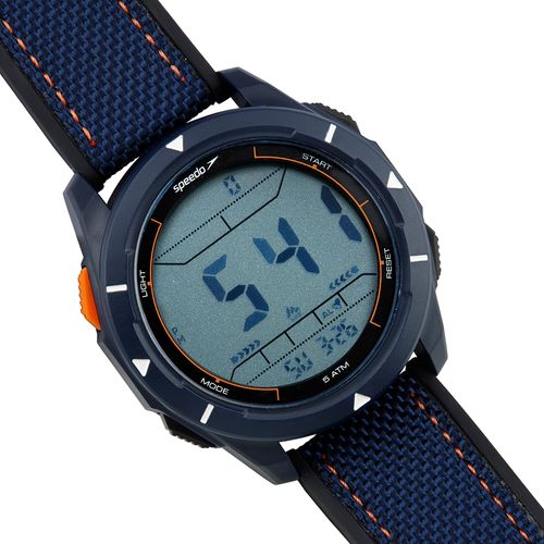 Relógio Masculino Speedo Pedômetro Preto e Azul