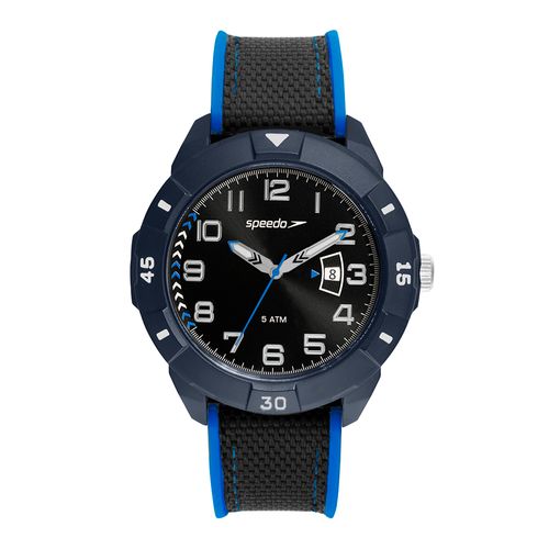 Relógio Masculino Speedo Esportivo Preto e Azul