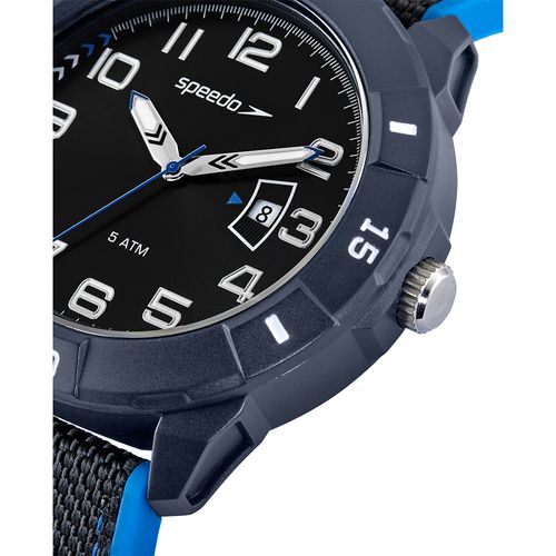 Relógio Masculino Speedo Esportivo Preto e Azul