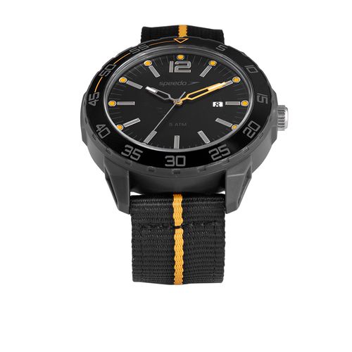 Relógio Masculino Speedo Preto e Dourado Clássico