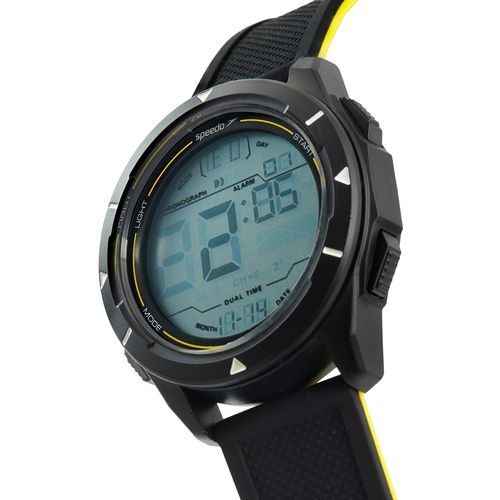 Relógio Masculino Speedo Anadigi Pulseira Silicone Preto