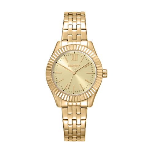 Relógio Feminino DKNY Chambers Dourado Donna Karan