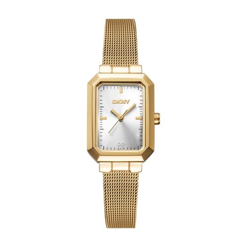 Relógio Feminino Quadrado DKNY Nolita Donna Karan Dourado
