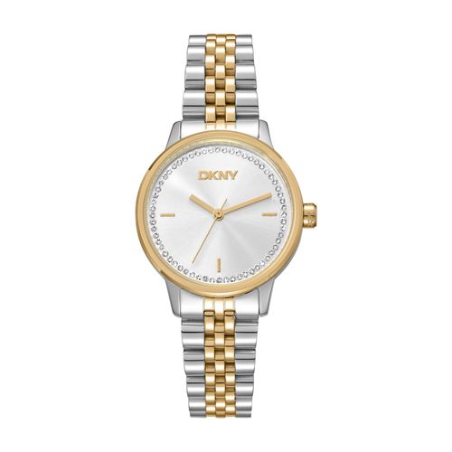 Relógio Feminino DKNY Soho Donna Karan Bicolor Prata e Dourado