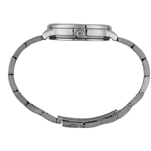 Relógio Feminino Prata Coração Madreperola